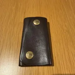 IL BISONTE ブラウン レザー キーケース