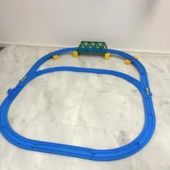 プラレール　レールセット 鉄橋　高架　緑ver
