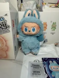 【正規品】 Labubu ラブブ BigintoEnergy 青HOPE