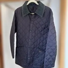 Barbour ネイビー キルティングジャケット