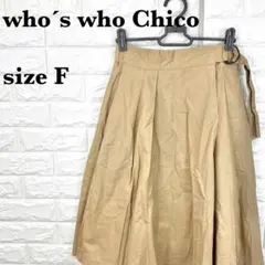 who´s who Chicoフーズフーチコ ひざ丈フレアスカート【726】のサムネイル