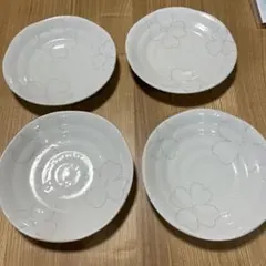ノリタケ 花柄 小皿 デザート皿4枚セット 陶器 日本製