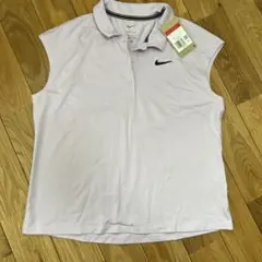 Nike DRI-FIT 薄紫 ポロシャツ L レディース