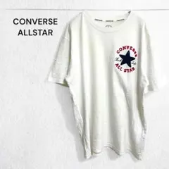 コンバースオールスター 半袖Tシャツ 刺繍 フェルト カジュアル ユニセックス