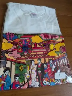 東京国立博物館　江戸大奥UnitedAthle 中村杏子ユニセックスL白Tシャツ