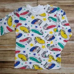 新品 未使用 スーパーエクスプレス 長袖Tシャツ ロンＴ 男の子 総柄 120