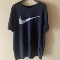 NIKE Tシャツ デカロゴ ブラックL