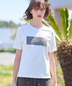 DRESSTERIORバックブリーズテックオーバーラップサークルプリントTシャツのサムネイル