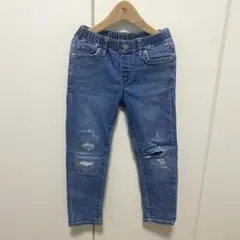 UNIQLO ユニクロ キッズ ダメージデニム 120cm