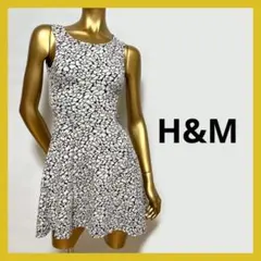 新品タグ付き H&M 花柄 ノースリーブ 원피스 M