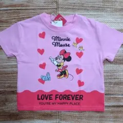 新品 未使用 リトシー ミニー 夏 半袖 Tシャツ 女の子 ピンク 80のサムネイル