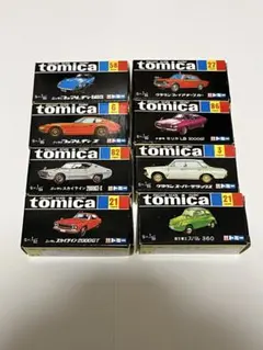 トミカ　30周年記念　復刻版　黒箱　中国製　８台セット　まとめ売り