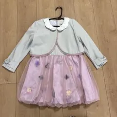 セレモニースーツ（ジャケット、お花チュールワンピースセット）