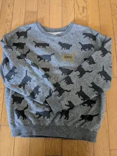 USPP ネコプリント スウェット Mサイズ