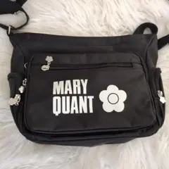マリークワント　ナイロン　ショルダーバッグ　黒