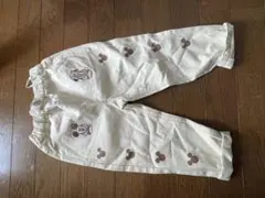 ミッキー刺繍パンツ100