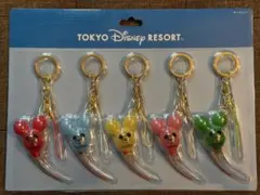 東京ディズニーリゾート ミッキーバルーンキーホルダー6個セット