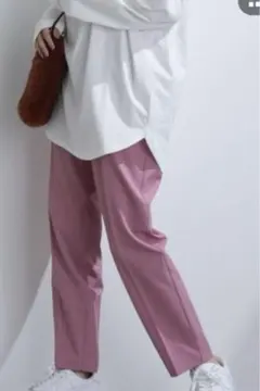 【美品】vis-a-vis ビザビ テーパードパンツ センタープレス スラックス