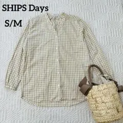 SHIPS Days♡シップスデイズ　ギンガムチェック　長袖　シャツcd591