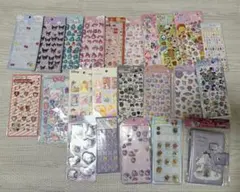 キャラクターシールセット 複数枚セット　シール帳