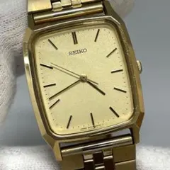 SEIKO マジェスタ ヴィンテージ 腕時計 クオーツ 角型 ゴールド 稼働品