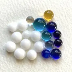 ガラスビーズセット 多色 さまざまなサイズ5〜8ミリ程A-12