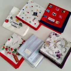 ハンカチまとめ売り ブランド品 6点