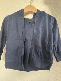 TOMM HILFIGER ネイビー フード付き トレーナー 80cm