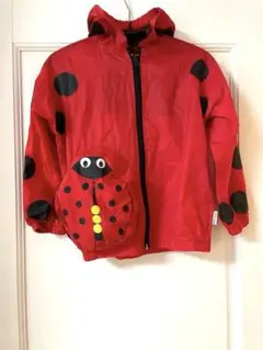 KIDiD てんとう虫デザイン アウター　レインコート　90cm 2-3歳