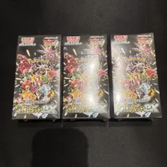 パ*ダ様 ポケモンカード シャイニートレジャーex 3BOX 切れ込みあり