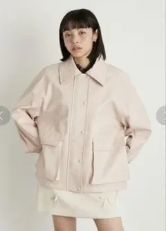 リリーブラウン　バリエーションドロストオーバージャケット