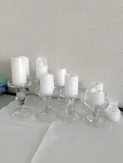 キャンドルホルダー　17点セット　ウェルカムスペース　キャンドル付