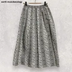 アースミュージック＆エコロジー ペイズリーロングスカート F カジュアル
