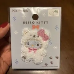 未開封　キティちゃん　キティ　パイル　ワッペン キャラクター