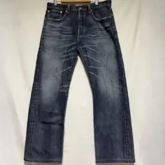 美品リーバイス501 鬼ヒゲ ハチノス 縦落ち ヴィンテージ加工 W33 L32 