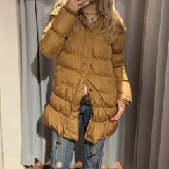 平成Raugeuifモッズコートシャーリングy2kラインブラウン00sギャル