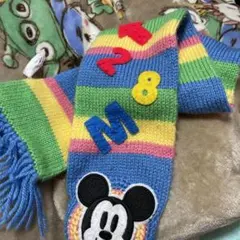 可愛い〜　ミッキーマフラー