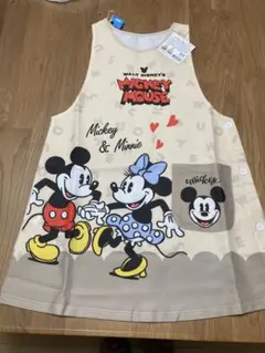 ディズニー ミッキー ミニー 保育士エプロン 保育士 介護用 幼稚園 エプロン