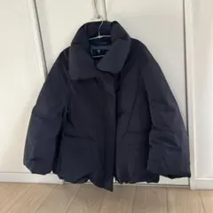 美品　UNIQLO ＋J ハイブリッドダウンジャケット　ネイビー　L