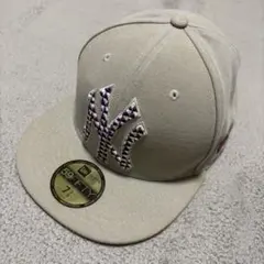 New Era 59FIFTY ベージュキャップ