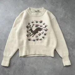 keita maruyama ケイタマルヤマ ウサギモチーフニット 刺繍 - メルカリ
