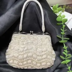 難あり‼️お安くお届け‼️ #昭和レトロ　#ビーズバッグ