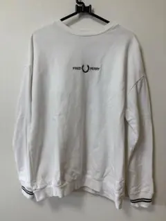 FRED PERRY ホワイト トレーナー