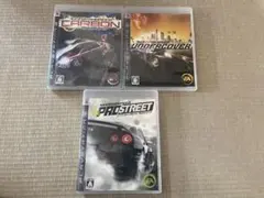 PlayStation3 ソフト　ニードフォースピード　３枚セット