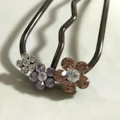 クリスタルのヘアアクセサリー　　かんざし