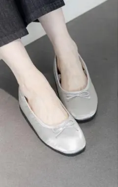 studio clip 2way ふかふかバレエシューズ　Sサイズ　シルバーのサムネイル