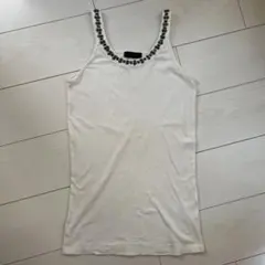 JEANASIS ビーズ刺繍　キャミソール