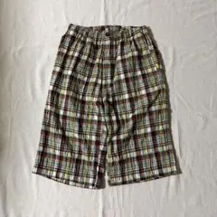 Onbure checked pajama baggy shorts - メルカリ