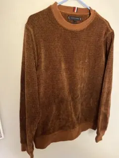 TOMMY HILFIGER ブラウン トレーナー S