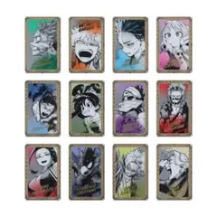 ヒロアカ 原画展 / 箔押しクリアカードコレクション 12枚セット